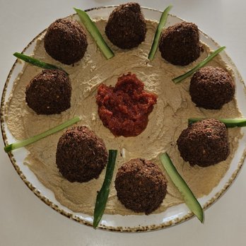 Nuka Cafe - Got 8 pieces of Falafel a la carte. They brought out the dish like this. WOW! and the Falafel? - Turkish Near Me - Los Angeles, California Nuka Cafe - Got 8 pieces of Falafel a la carte. They brought out the dish like this. WOW! and the Falafel? - Turkish Near Me - Los Angeles, California