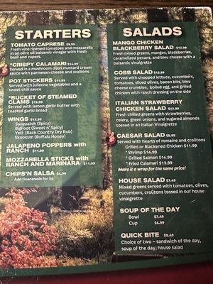 Menu photo 8 Sasquatch Tavern and Grill Verdi, NV