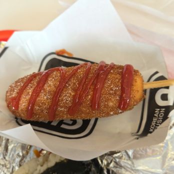 GimMeBap - Fishcake & mozzarella corn dog - Korean Near Me - Mason, Ohio