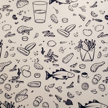Reliable Fish & Chips - a pattern of fish and chips - Fish & Chips Near Me - Toronto, Ontario