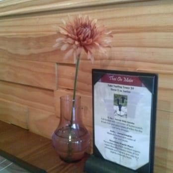 Thai On Main - Fresh flower on the table, nice touch! - Thai Near Me - Seal Beach, California Thai On Main - Fresh flower on the table, nice touch! - Thai Near Me - Seal Beach, California