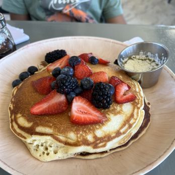 Pilot Light - Pancakes with berries - Breakfast & Brunch Near Me - Half Moon Bay, California Pilot Light - Pancakes with berries - Breakfast & Brunch Near Me - Half Moon Bay, California