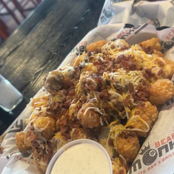 Bearded Monkey Sports Bar And Grill - Loaded Tots - Bars Near Me - Lavon, Texas Bearded Monkey Sports Bar And Grill - Loaded Tots - Bars Near Me - Lavon, Texas