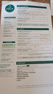 Menu photo 2 The Falls Falls Church, VA Menu photo 2 The Falls Falls Church, VA