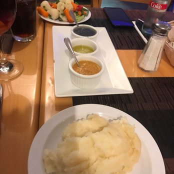 DiCrespo - Side of vegetables and mash potatoes with salsas - Argentine Near Me - Miami, Florida DiCrespo - Side of vegetables and mash potatoes with salsas - Argentine Near Me - Miami, Florida