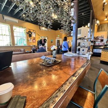 Iconik Coffee Roasters, Lupe - Community table view, super cool. - Coffee Roasteries Near Me - Santa Fe, New Mexico