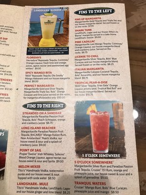 Menu photo 4 LandShark Bar & Grill - Branson Branson, MO