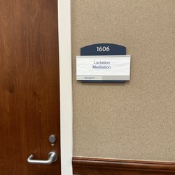 McConnell Heart Health Center - Sign showing meditation room
