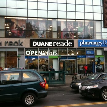 Duane Reade - cars parked in front of a pharmacy store - Drugstores Near Me - New York, New York