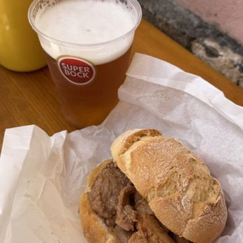 As Bifanas do Afonso - Bifana and Super bock - Fast Food Near Me - Lisbon, 11