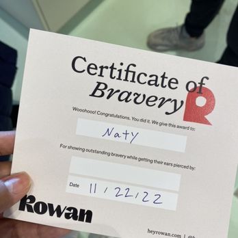 Rowan Upper East Side - The reward you get for your bravery! - Piercing Near Me - New York, New York Rowan Upper East Side - The reward you get for your bravery! - Piercing Near Me - New York, New York