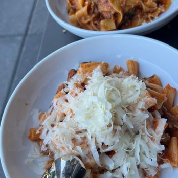 Rubinstein Bagels - Papardelle (top) and rigatoni (bottom), both Happy Hour - Bagels Near Me - Redmond, Washington Rubinstein Bagels - Papardelle (top) and rigatoni (bottom), both Happy Hour - Bagels Near Me - Redmond, Washington