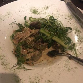 Grove - Braised rabbit with asparagus gnocchi. - New American Near Me - Grand Rapids, Michigan Grove - Braised rabbit with asparagus gnocchi. - New American Near Me - Grand Rapids, Michigan