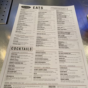 Yard House - Bar menu - Bars Near Me - Houston, Texas Yard House - Bar menu - Bars Near Me - Houston, Texas