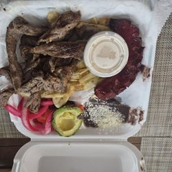 Sabor De Abuela Latina - Carne Asada with Tajaditas
