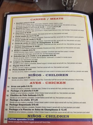 Menu photo 5 Rincón Antioqueño Restaurant Miami, FL Menu photo 5 Rincón Antioqueño Restaurant Miami, FL