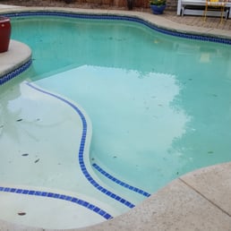 Old pool (stopped chemicals 1 week before project) Old pool (stopped chemicals 1 week before project)
