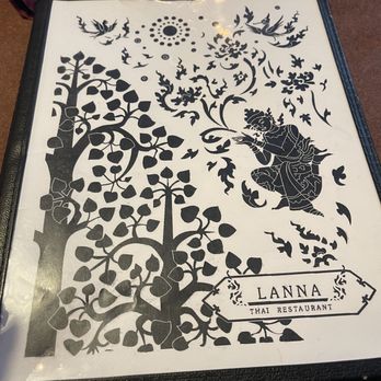 Lanna Thai Restaurant - Menu cover - Thai Near Me - Tulsa, Oklahoma Lanna Thai Restaurant - Menu cover - Thai Near Me - Tulsa, Oklahoma