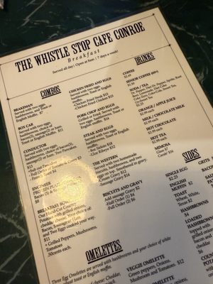 Menu photo 1 The Whistle Stop Cafe Conroe, TX Menu photo 1 The Whistle Stop Cafe Conroe, TX