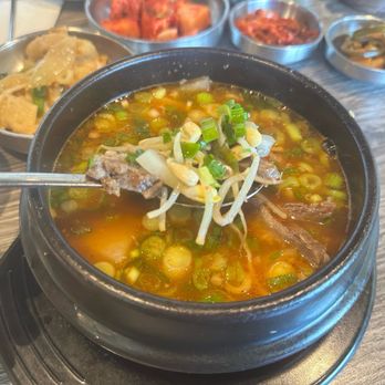 Woomiok - Spicy beef soup - Korean Near Me - San Diego, California