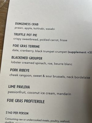 Menu photo 4 Le Pigeon Portland, OR Menu photo 4 Le Pigeon Portland, OR