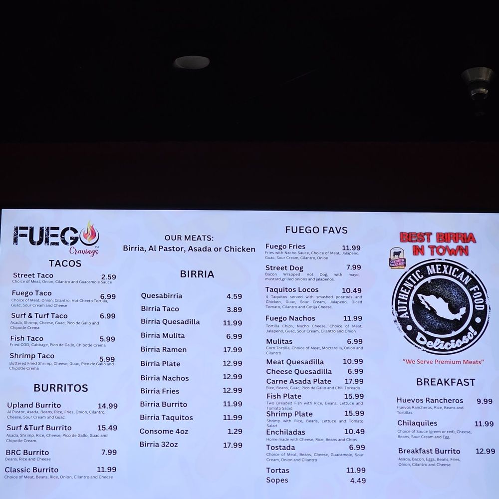 Fuego Cravings - Fuego cravings menu - Mexican Near Me - Upland, California Fuego Cravings - Fuego cravings menu - Mexican Near Me - Upland, California