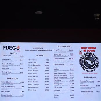 Fuego Cravings - Fuego cravings menu - Mexican Near Me - Upland, California