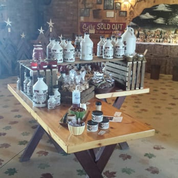 Chambers Maple Shop - a display of jars and jars on a table - Specialty Food Near Me - Waterford, Ontario