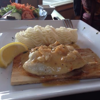 Legends on the Lake - Tilapia with mashed potatoes - American Near Me - Lake Lure, North Carolina Legends on the Lake - Tilapia with mashed potatoes - American Near Me - Lake Lure, North Carolina