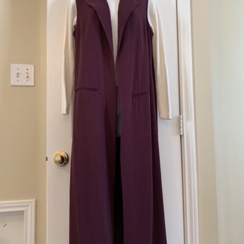 Modefa - Long purple sleeveless trench coat - Religious Items Near Me - Richardson, Texas