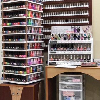 Royal Nails Spa - Vast selection of top quality nail polish including OPI - Nail Salons Near Me - Gilroy, California