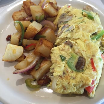 JT's Diner - Omelette with mushrooms, Cheese, Peppers and Onions. - American Near Me - Palm Desert, California JT's Diner - Omelette with mushrooms, Cheese, Peppers and Onions. - American Near Me - Palm Desert, California