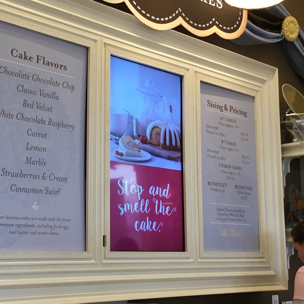 Nothing Bundt Cakes - Menu board - Bakeries Near Me - Shrewsbury, New Jersey Nothing Bundt Cakes - Menu board - Bakeries Near Me - Shrewsbury, New Jersey