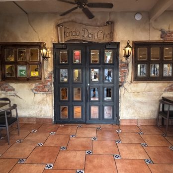 Fonda Don Chon - Front entrance. Covered patio seating available. - Mexican Near Me - Covina, California