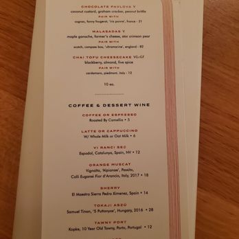 Canon - Dessert menue 12/30/24 - Cocktail Bars Near Me - Sacramento, California Canon - Dessert menue 12/30/24 - Cocktail Bars Near Me - Sacramento, California