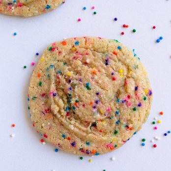 Three Little Ladies Baking - FunfettI sugar cookie - Bakeries Near Me Three Little Ladies Baking - FunfettI sugar cookie - Bakeries Near Me