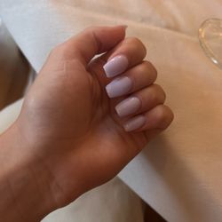 J Nails and Spa - Nails that got done. Gel color 153.