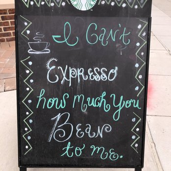 Starbucks - Cute sidewalk sign... - Coffee & Tea Near Me - Baton Rouge, Louisiana Starbucks - Cute sidewalk sign... - Coffee & Tea Near Me - Baton Rouge, Louisiana