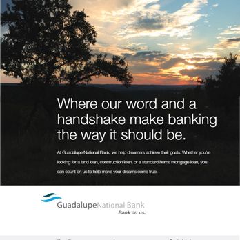 Guadalupe Bank - We make banking the way it should be. - Banks & Credit Unions Near Me - Kerrville, Texas Guadalupe Bank - We make banking the way it should be. - Banks & Credit Unions Near Me - Kerrville, Texas