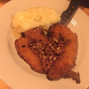 The Packinghouse - Pecan honey chicken with mashed potatoes - Steakhouses Near Me - Galesburg, Illinois The Packinghouse - Pecan honey chicken with mashed potatoes - Steakhouses Near Me - Galesburg, Illinois