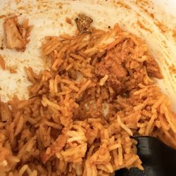 Butter Chicken (24oz) basmati rice and butterfly earring