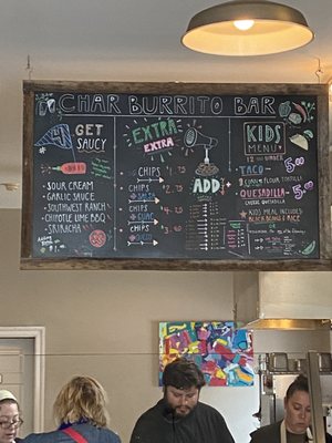 Menu photo 3 Char Burrito Bar Geneva, NY
