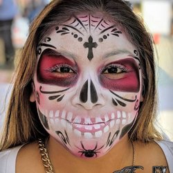 Fathom FX Face & Body Art - Dia De Los Muertos face painting