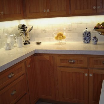 Central Coast Marble & Granite - Walker Zanger Marble Tiles on the back splash. - General Contractors Near Me - Santa Maria, California