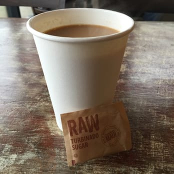 Handsome Biscuit - This is a cup of Three Ships coffee with cream and sugar. Great coffee choice! - Breakfast & Brunch Near Me - Norfolk, Virginia Handsome Biscuit - This is a cup of Three Ships coffee with cream and sugar. Great coffee choice! - Breakfast & Brunch Near Me - Norfolk, Virginia