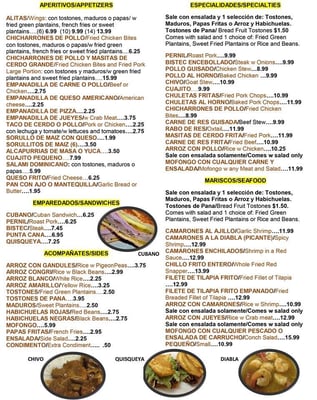 Menu photo 2 Latin House Grill Jacksonville, FL Menu photo 2 Latin House Grill Jacksonville, FL