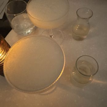 Le Petit Paris - Dessert drink. Forgot the name. Fresh and citrusy. - French Near Me - Los Angeles, California