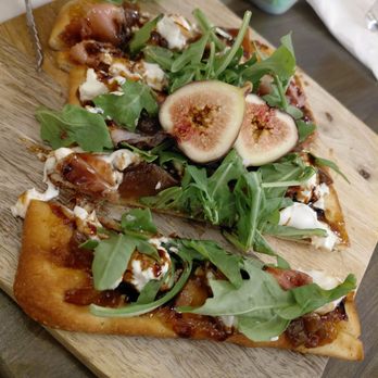 Little Meraki Market - Fig jam and goat cheese flatbread - get this! - Wine Tasting Room Near Me - Avon, Ohio Little Meraki Market - Fig jam and goat cheese flatbread - get this! - Wine Tasting Room Near Me - Avon, Ohio