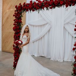 Wedding dress after alterations and a bustle added Wedding dress after alterations and a bustle added