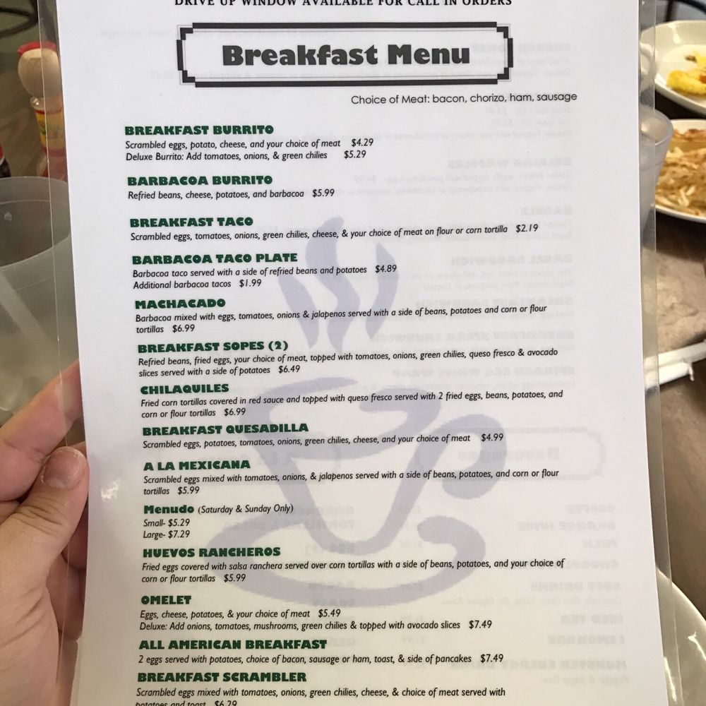 BrEakfast Menu BrEakfast Menu